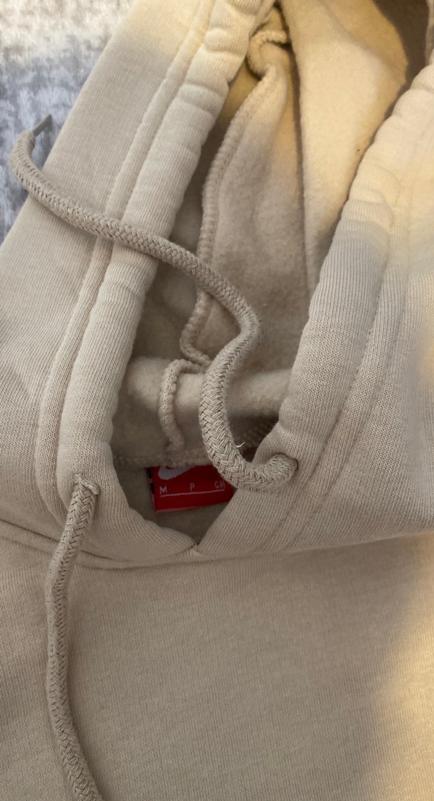 Bej Kapüşonlu Kadın Sweatshirt - Görsel 4