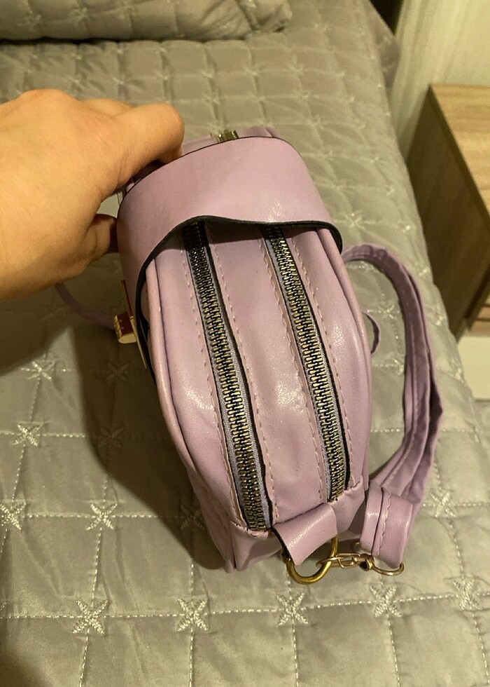 Lila çanta - Görsel 3