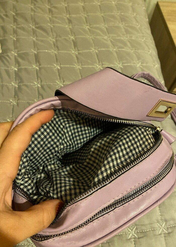 Lila çanta - Görsel 4