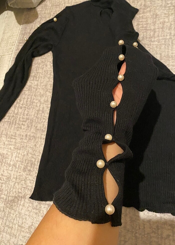 İnci li bluz - Görsel 5