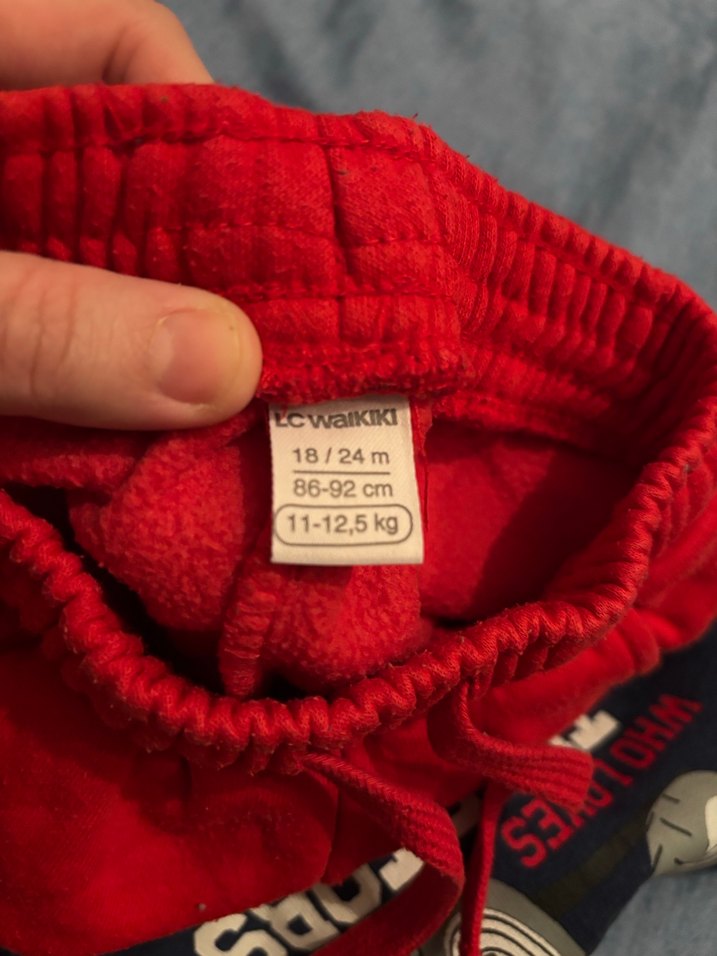 Bebek Erkek Kırmızı Traktör Baskılı Takım - Görsel 4