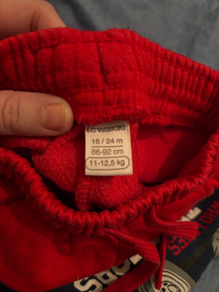 Bebek Erkek Kırmızı Traktör Baskılı Takım - Görsel 5