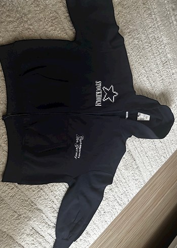 Defacto oversize kapşonlu hırka - Görsel 3