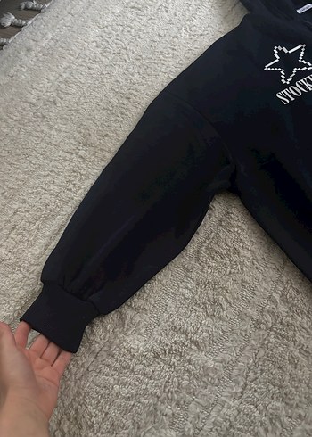 Defacto oversize kapşonlu hırka - Görsel 4