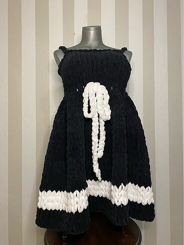 American Vintage Örgü elbise ve çantası