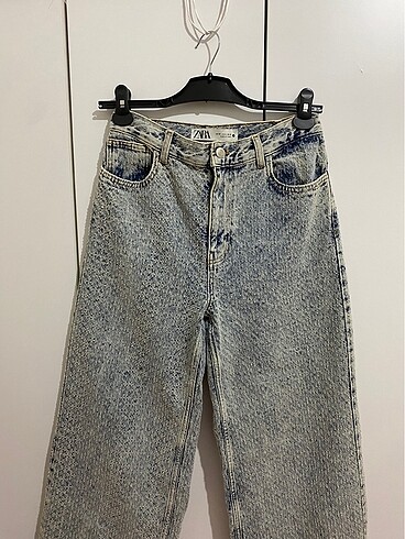 Zara Zara desenli pantolon
