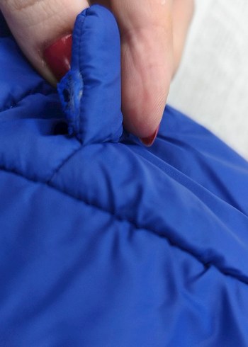 Kapüşonlu Mavi Erkek Çocuk Mont - Görsel 3