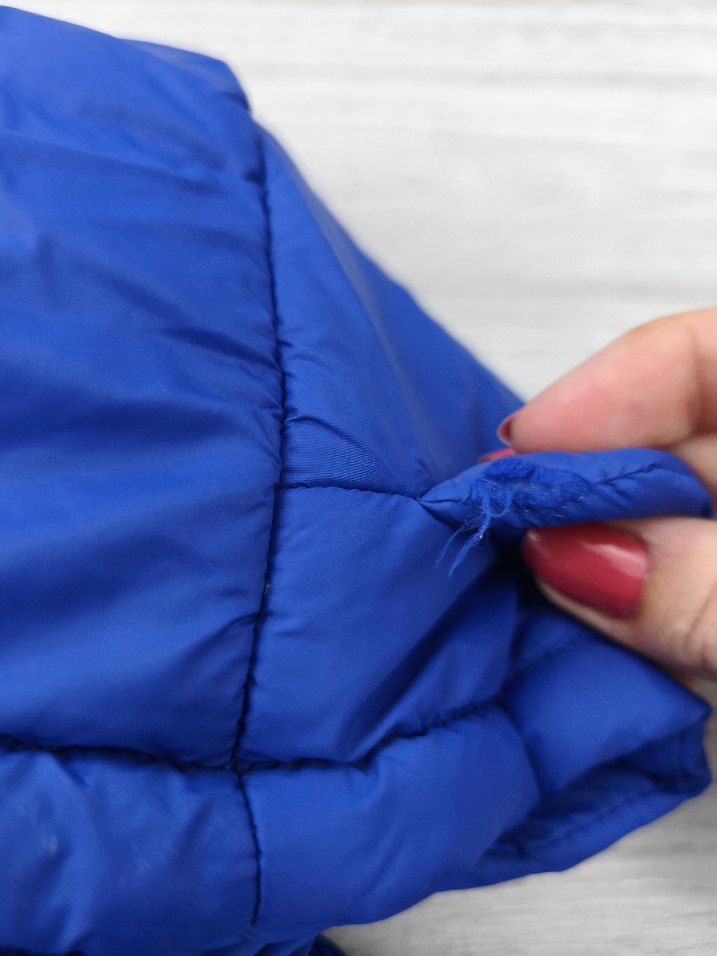 Kapüşonlu Mavi Erkek Çocuk Mont - Görsel 4