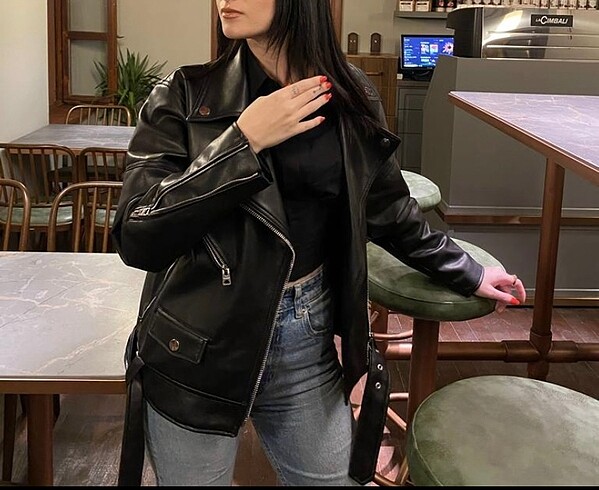 s Beden siyah Renk Pull&Bear oversize ceket