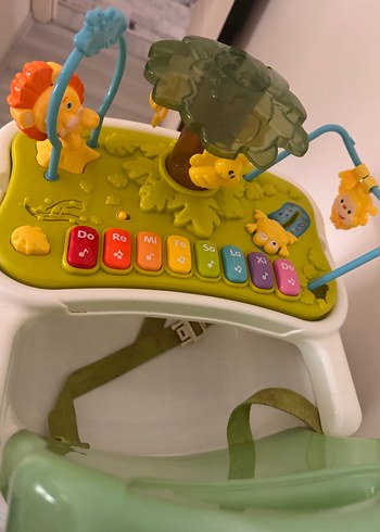 Beden Yeşil Bebek Mama Sandalyesi Oyuncaklı