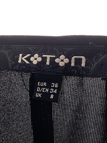 36 Beden siyah Renk Koton Kısa Elbise %70 İndirimli.