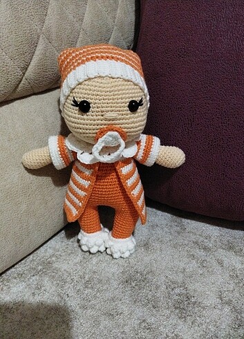  Beden Renk Amigurumi emzikli bebek