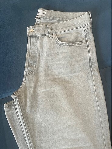 l Beden mavi Renk Mango jean pantolon
