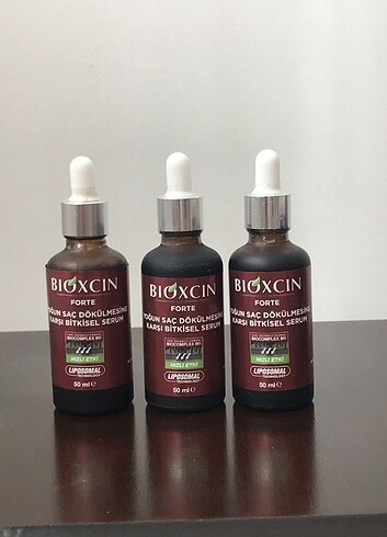Bioxin Forte Yoğun Saç Dökülmesine Karşı Bitkisel Saç Serumu 3 X