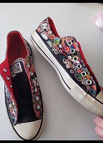 Desenli Converse 