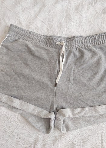 46 Beden Gri Pamuklu h&m şort