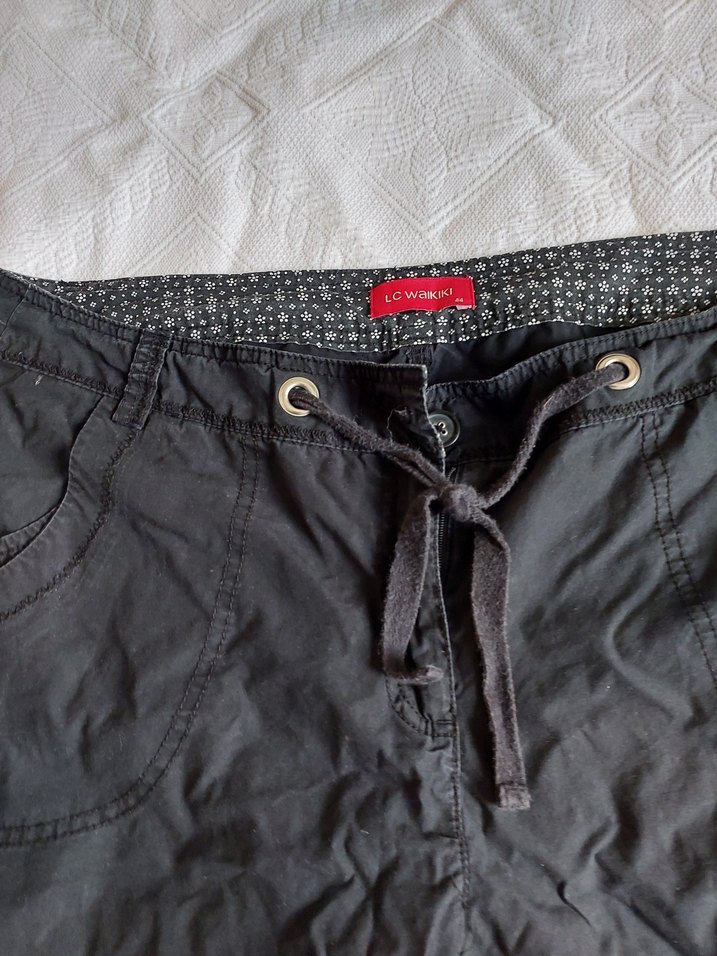 Kadın Siyah şort - Görsel 4