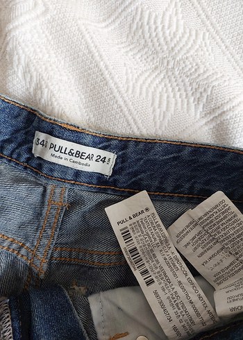 Kadın Mavi Kot Mini Şort - Görsel 4