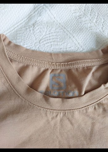 Bej Keten Erkek Tişört - Görsel 4