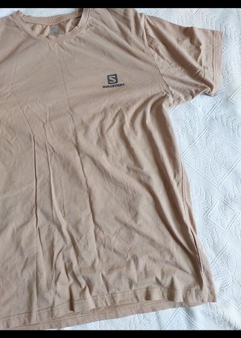 Bej Keten Erkek Tişört - Görsel 5