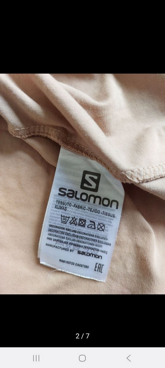 Bej Keten Erkek Tişört - Görsel 2