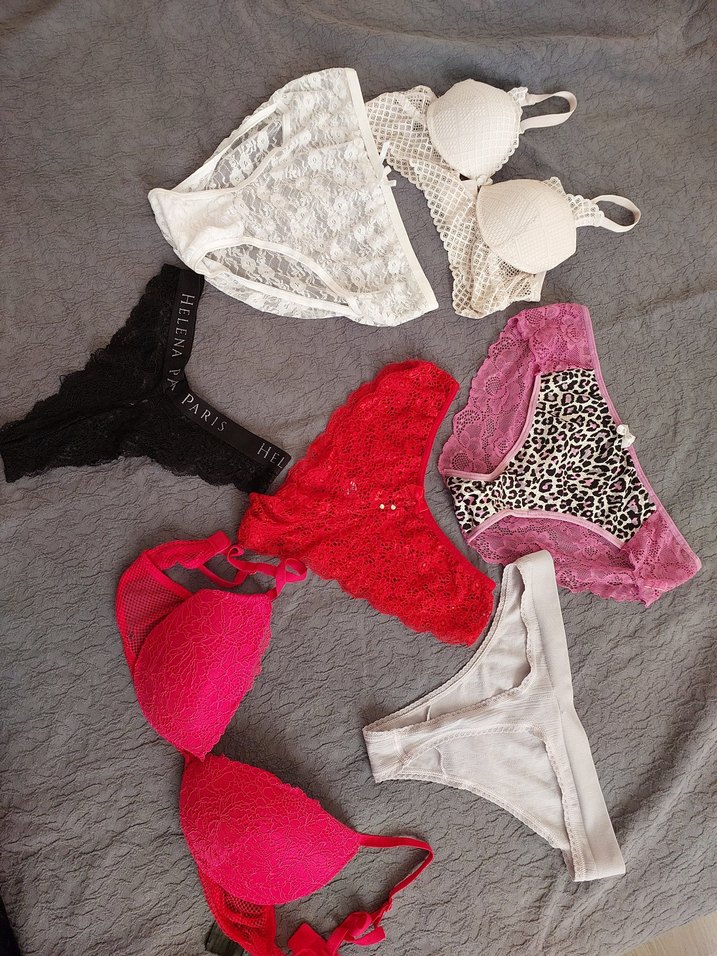 Beyaz Bohem Kısa Sütyen Takımı - Görsel 2