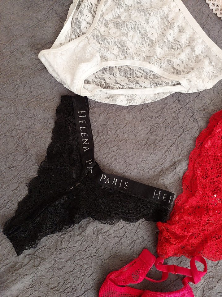 Beyaz Bohem Kısa Sütyen Takımı - Görsel 3