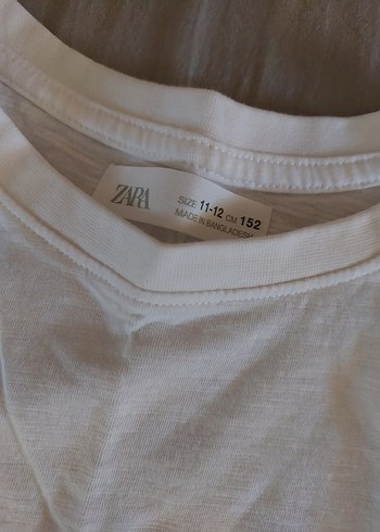 11 12 yaş zara tisort - Görsel 6