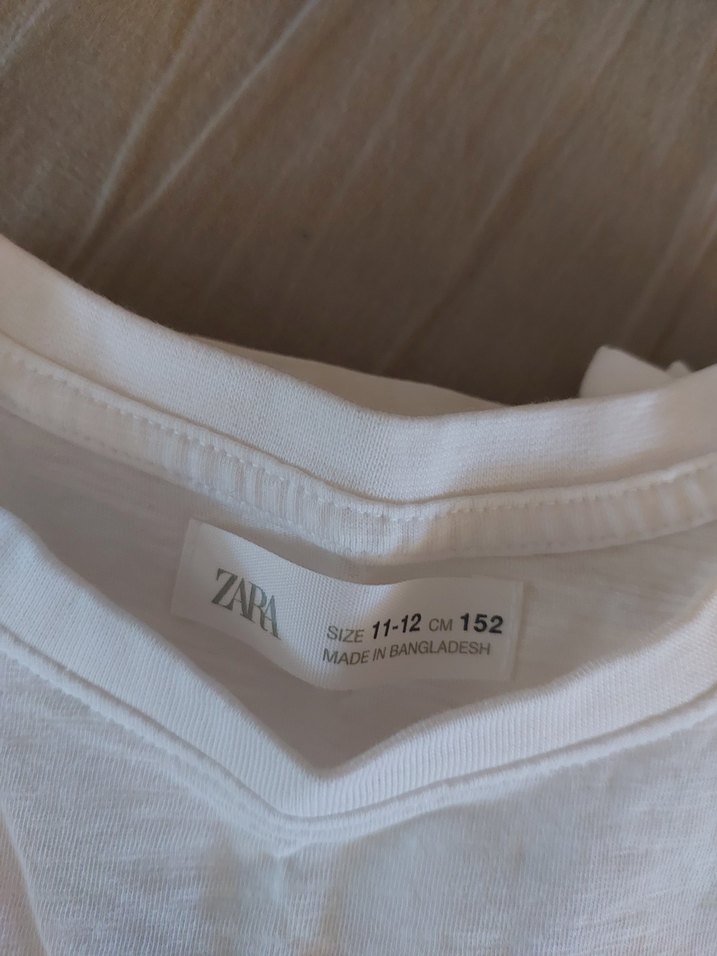 11 12 yaş zara tisort - Görsel 2