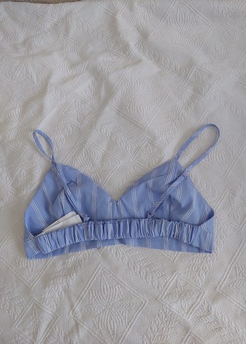 xs Beden mavi Renk Pastel Mavi bralet