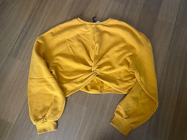 H&M Crop Sweat Eski Sezon