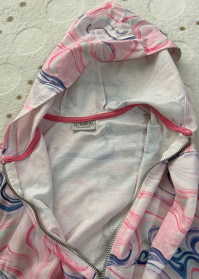 5-6 yaş renkli hırka - Görsel 2