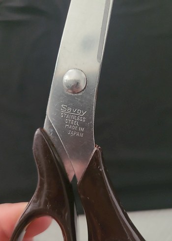 Kahverengi Saplı Gri Makas - Görsel 5