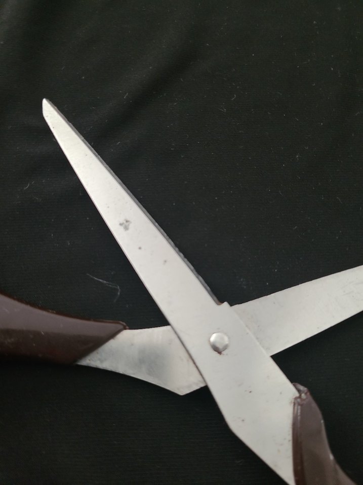 Kahverengi Saplı Gri Makas - Görsel 4