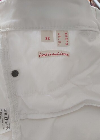 36 Beden beyaz Renk Beyaz esprit pantolon