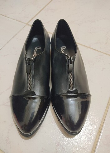 40 Beden Bambi loafer kadın ayakkabı