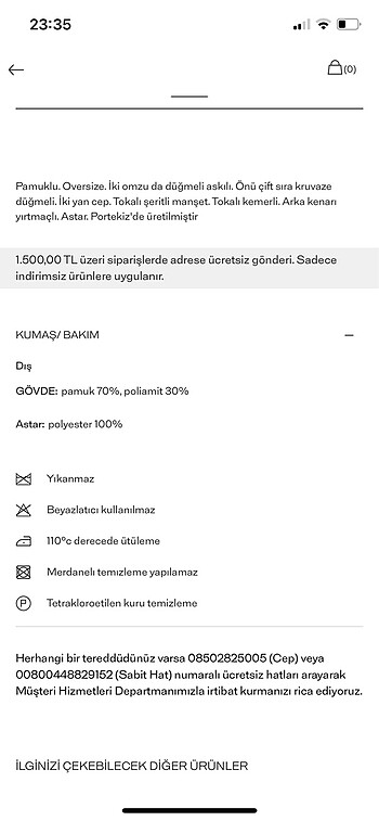 Massimo Dutti Massimo dutti kemerli hacimli trençkot kaban