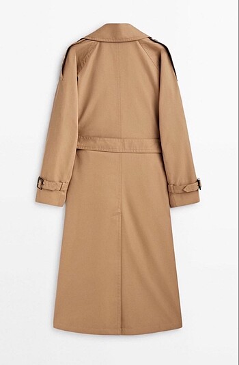 xs Beden camel Renk Massimo dutti kemerli hacimli trençkot kaban
