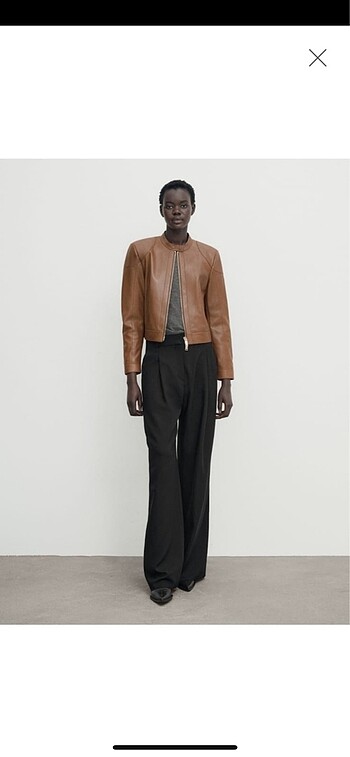 xs Beden kahverengi Renk Massimo dutti vatkalı koyun derisi ceket