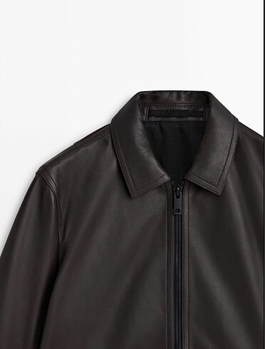 s Beden Massimo Dutti hakiki koyun derisi ceket