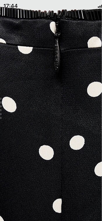 Mango Capsule Stoksuz puantiyeli elbise - Görsel 7