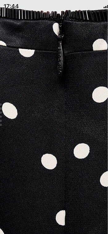 Mango CAPSULE stoksuz puantiye elbise - Görsel 7