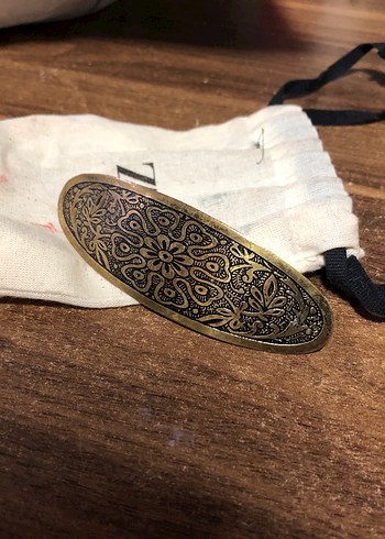 Vintage Desenli Toka - Görsel 2