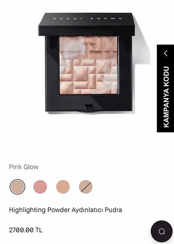 Bobbi Brown Pink Glow Aydinlatici Pudra
