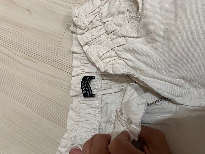 Bershka Beyaz bershka pantolon