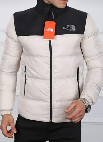 The North Face Erkek Krem Şişme Mont XL