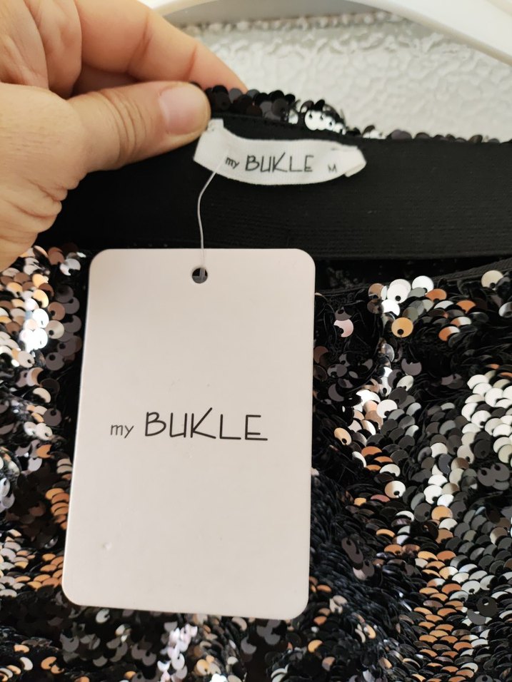 Kadın Parlak Payetli Dar Kesim Pantolon - Görsel 3