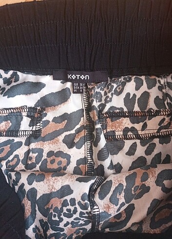s Beden çeşitli Renk koton leopar pantolon
