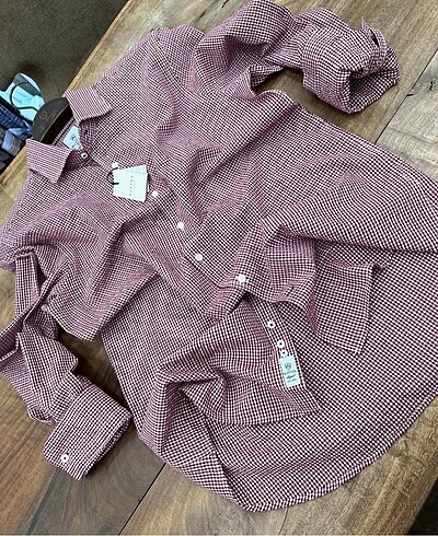 Altınyıldız zara bersha kareli bordo erkek gömlek