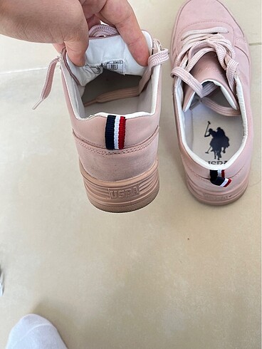 38 Beden pembe Renk Uspa pembe kadın spor ayakkabı sneaker